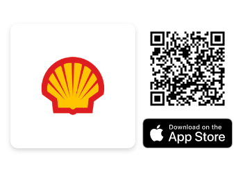 QR code to download the Shell App from Apple App store.